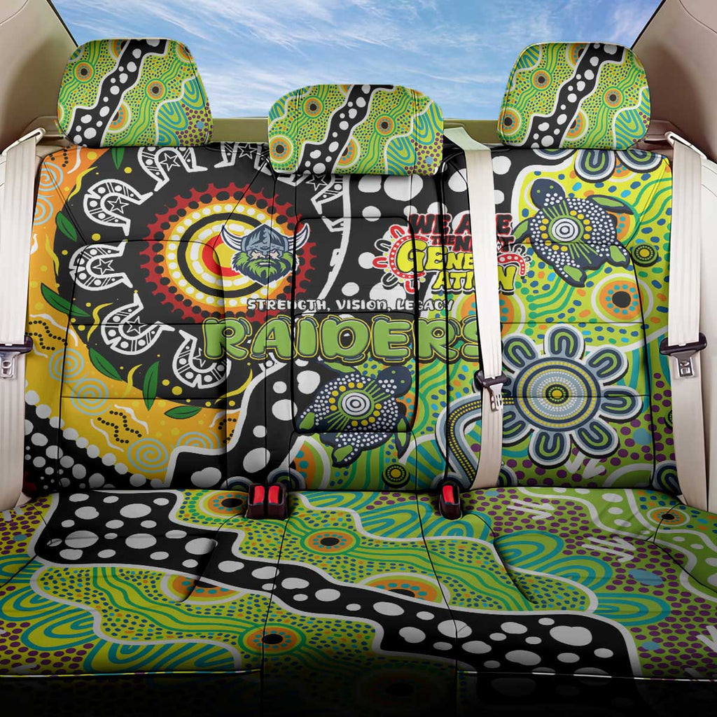 Raiders NRL Celebrating 50 Years of Naidoc Back Car Seat Cover NAIDOC Week 2025 Aboriginal
