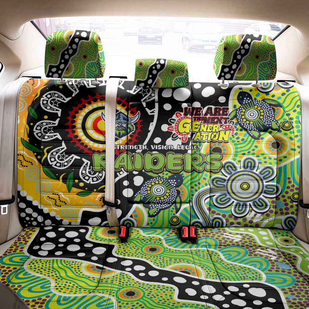 Raiders NRL Celebrating 50 Years of Naidoc Back Car Seat Cover NAIDOC Week 2025 Aboriginal