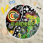 Raiders NRL Celebrating 50 Years of Naidoc Beach Blanket NAIDOC Week 2025 Aboriginal