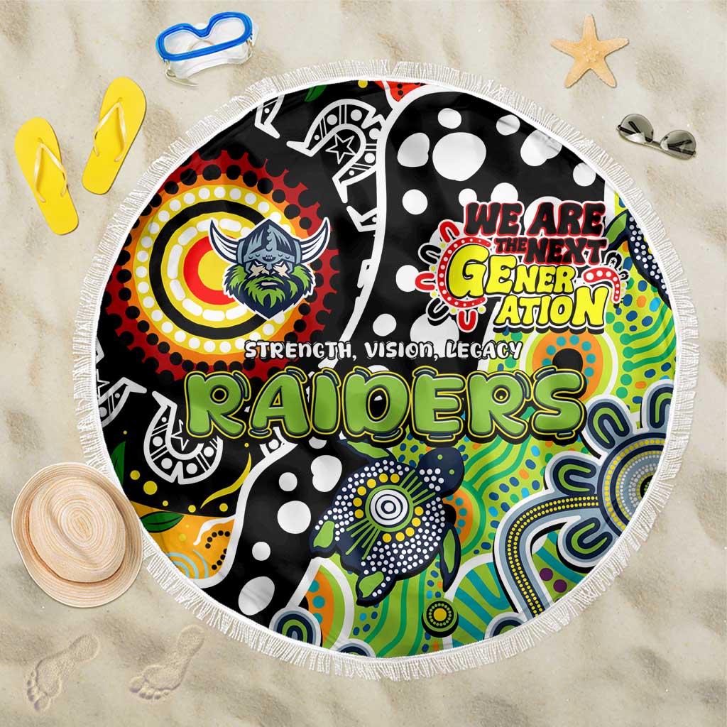Raiders NRL Celebrating 50 Years of Naidoc Beach Blanket NAIDOC Week 2025 Aboriginal