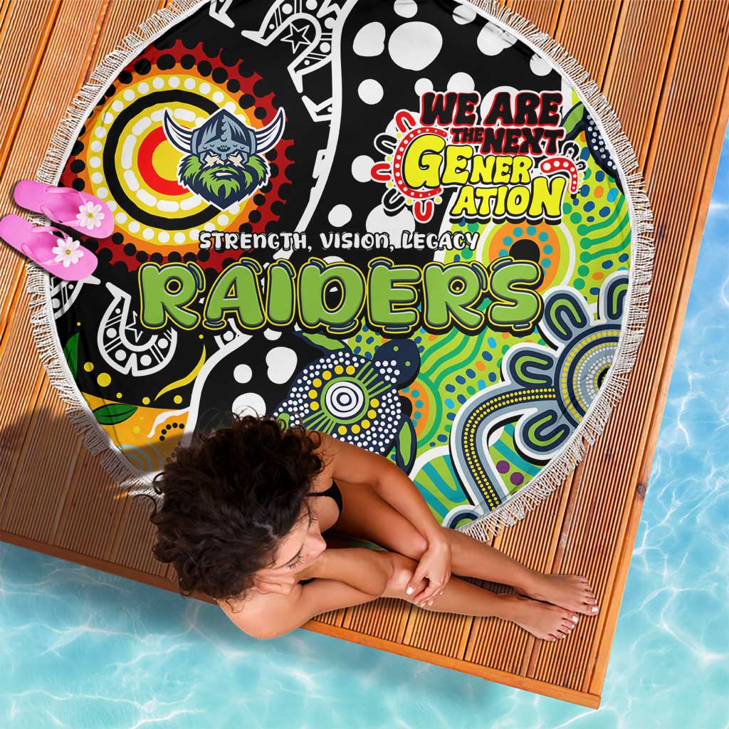 Raiders NRL Celebrating 50 Years of Naidoc Beach Blanket NAIDOC Week 2025 Aboriginal