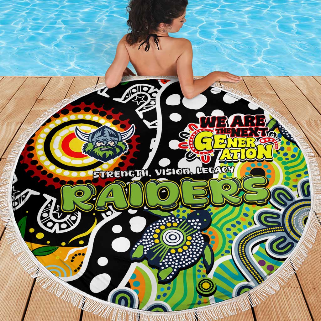 Raiders NRL Celebrating 50 Years of Naidoc Beach Blanket NAIDOC Week 2025 Aboriginal