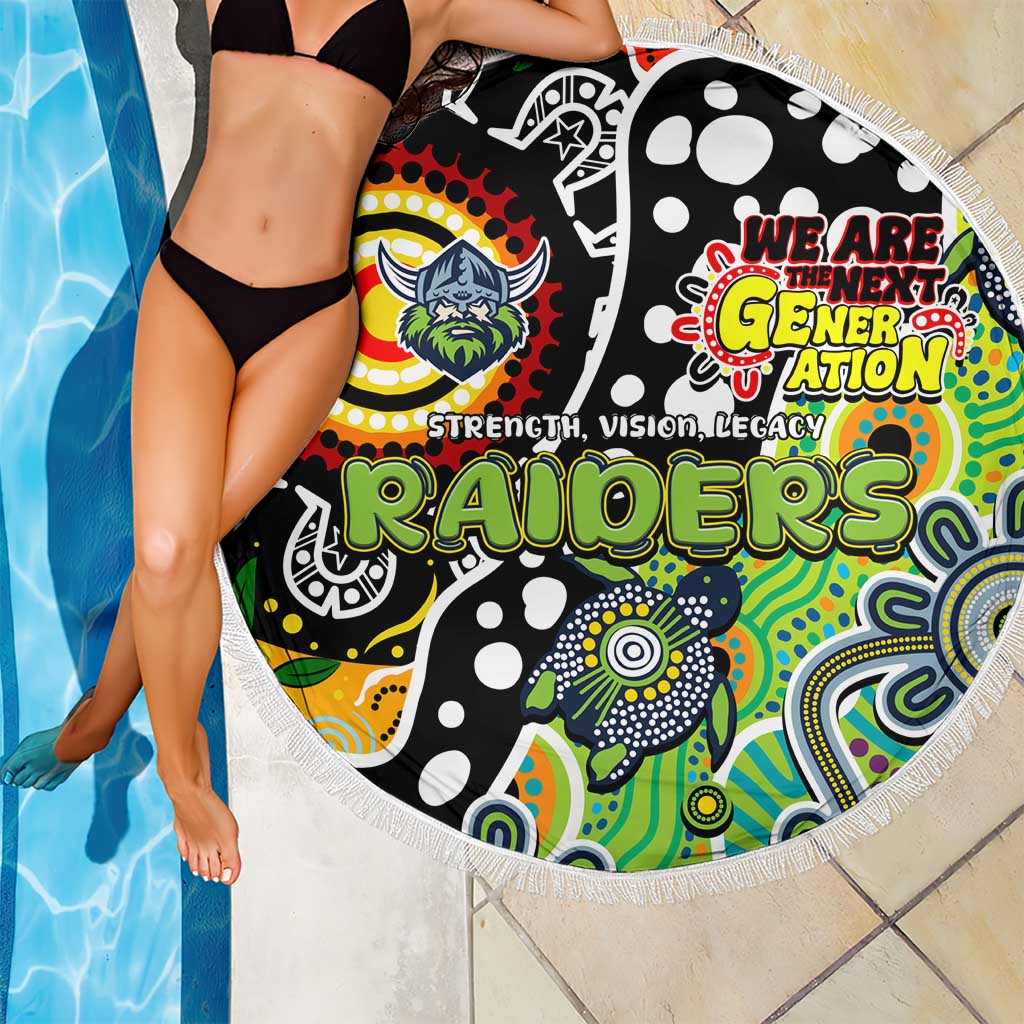 Raiders NRL Celebrating 50 Years of Naidoc Beach Blanket NAIDOC Week 2025 Aboriginal