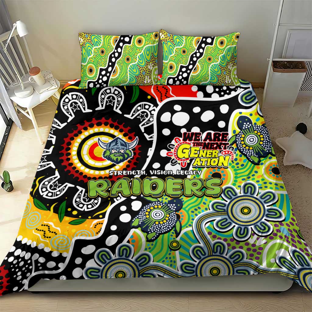 Raiders NRL Celebrating 50 Years of Naidoc Bedding Set NAIDOC Week 2025 Aboriginal