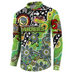 Personalised Raiders NRL Celebrating 50 Years of Naidoc Button Sweatshirt NAIDOC Week 2025 Aboriginal