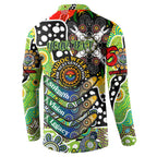 Personalised Raiders NRL Celebrating 50 Years of Naidoc Button Sweatshirt NAIDOC Week 2025 Aboriginal