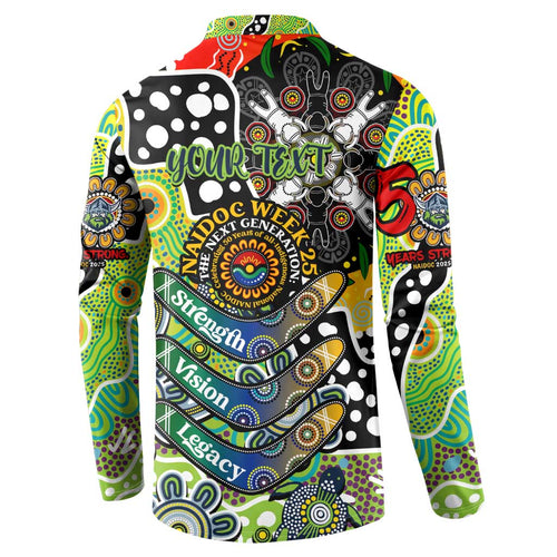 Personalised Raiders NRL Celebrating 50 Years of Naidoc Button Sweatshirt NAIDOC Week 2025 Aboriginal
