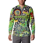 Personalised Raiders NRL Celebrating 50 Years of Naidoc Button Sweatshirt NAIDOC Week 2025 Aboriginal