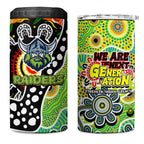 Raiders NRL Celebrating 50 Years of Naidoc 4 in 1 Can Cooler Tumbler NAIDOC Week 2025 Aboriginal