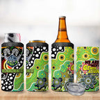 Raiders NRL Celebrating 50 Years of Naidoc 4 in 1 Can Cooler Tumbler NAIDOC Week 2025 Aboriginal
