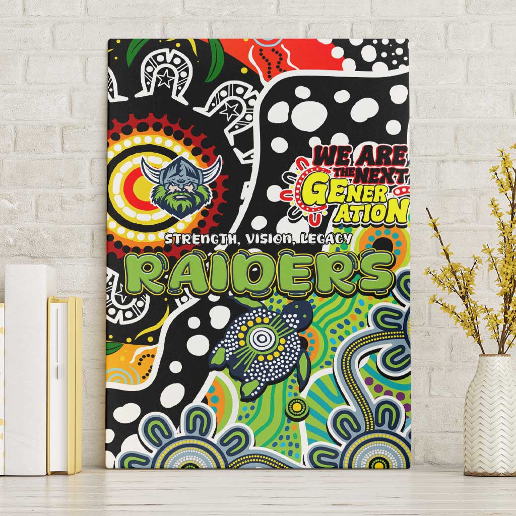 Raiders NRL Celebrating 50 Years of Naidoc Canvas Wall Art NAIDOC Week 2025 Aboriginal