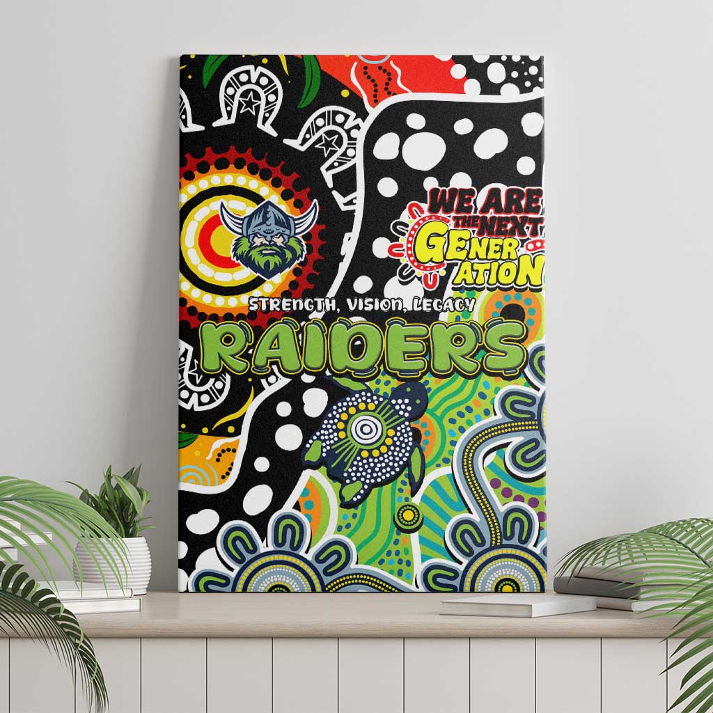 Raiders NRL Celebrating 50 Years of Naidoc Canvas Wall Art NAIDOC Week 2025 Aboriginal