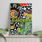 Raiders NRL Celebrating 50 Years of Naidoc Canvas Wall Art NAIDOC Week 2025 Aboriginal