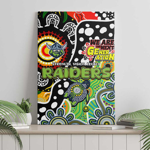 Raiders NRL Celebrating 50 Years of Naidoc Canvas Wall Art NAIDOC Week 2025 Aboriginal