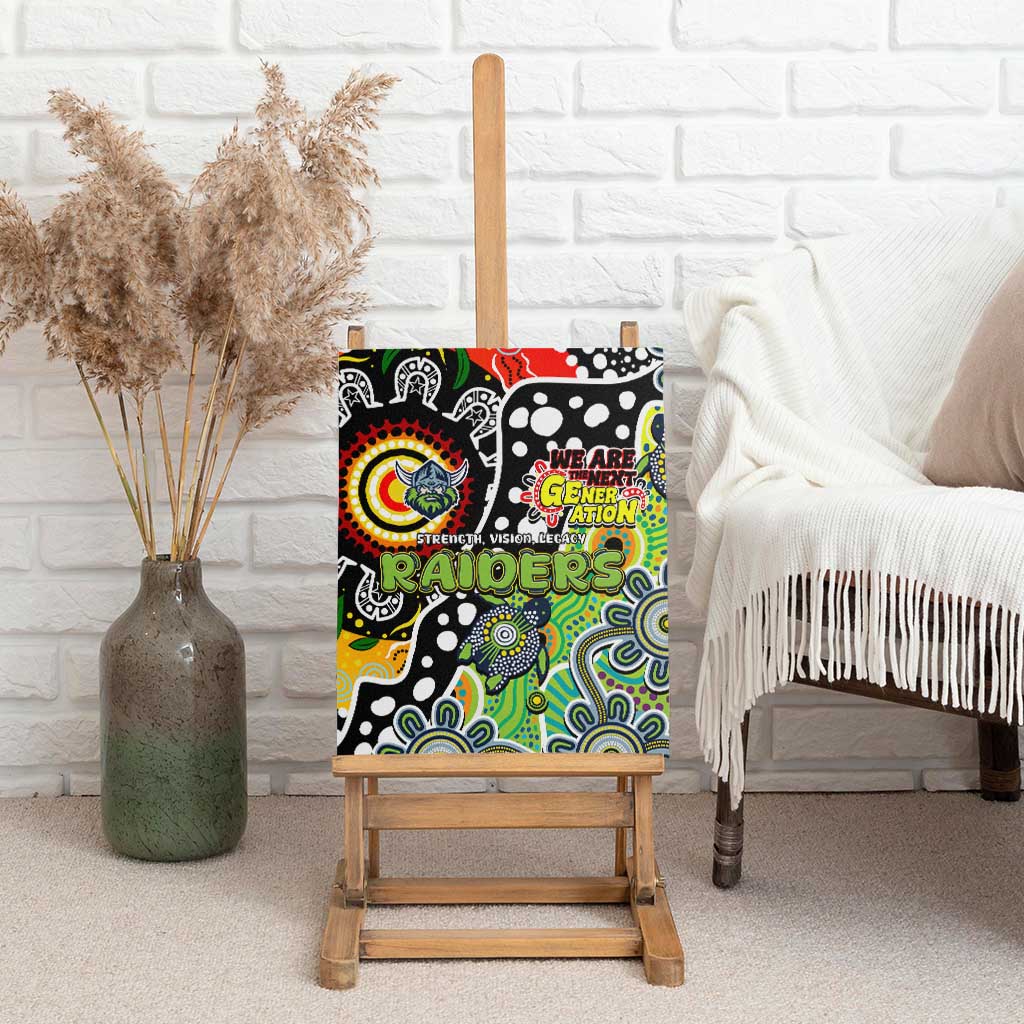Raiders NRL Celebrating 50 Years of Naidoc Canvas Wall Art NAIDOC Week 2025 Aboriginal