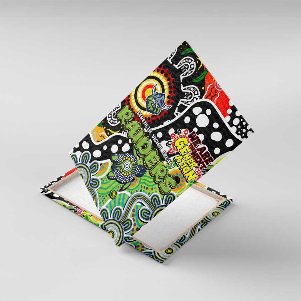 Raiders NRL Celebrating 50 Years of Naidoc Canvas Wall Art NAIDOC Week 2025 Aboriginal