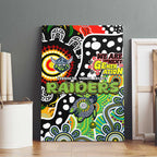 Raiders NRL Celebrating 50 Years of Naidoc Canvas Wall Art NAIDOC Week 2025 Aboriginal