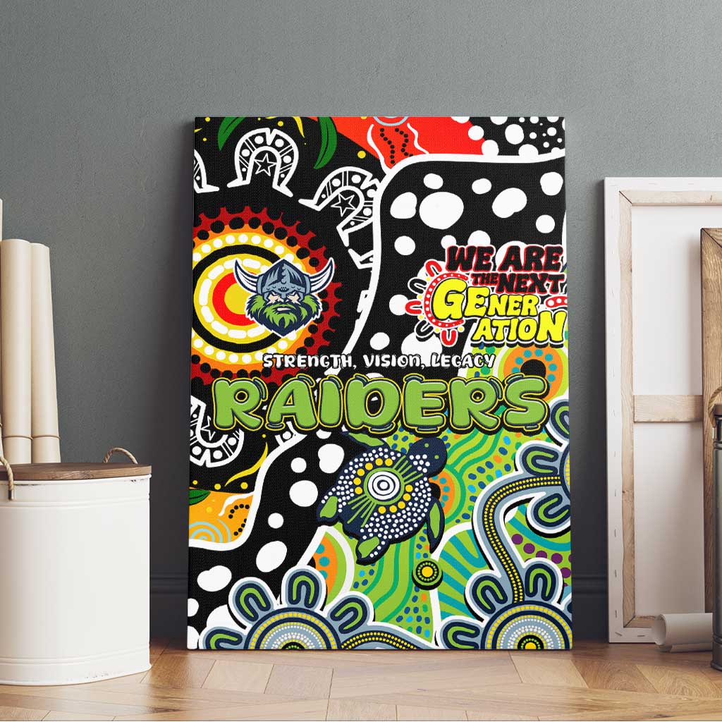 Raiders NRL Celebrating 50 Years of Naidoc Canvas Wall Art NAIDOC Week 2025 Aboriginal
