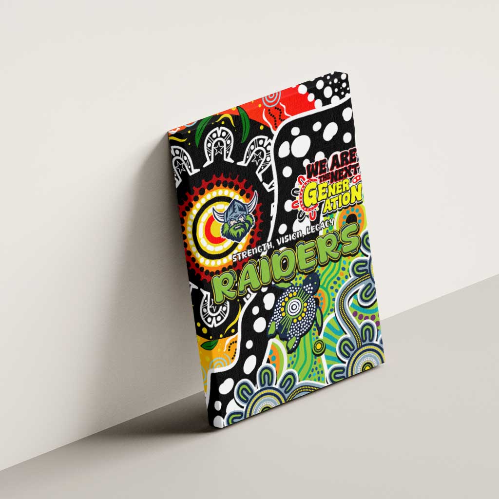 Raiders NRL Celebrating 50 Years of Naidoc Canvas Wall Art NAIDOC Week 2025 Aboriginal