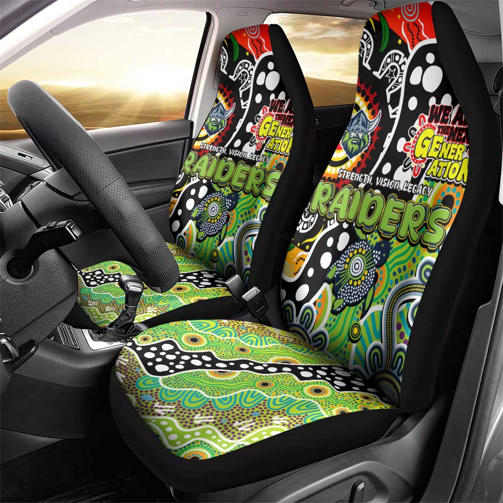 Raiders NRL Celebrating 50 Years of Naidoc Car Seat Cover NAIDOC Week 2025 Aboriginal
