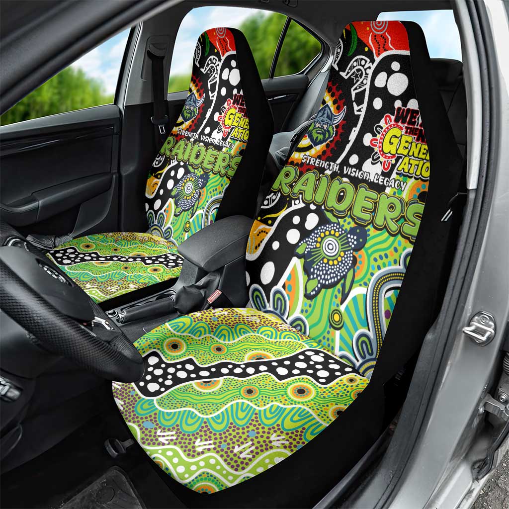 Raiders NRL Celebrating 50 Years of Naidoc Car Seat Cover NAIDOC Week 2025 Aboriginal