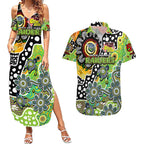 Personalised Raiders NRL Celebrating 50 Years of Naidoc Couples Matching Summer Maxi Dress and Hawaiian Shirt NAIDOC Week 2025 Aboriginal