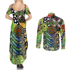 Personalised Raiders NRL Celebrating 50 Years of Naidoc Couples Matching Summer Maxi Dress and Long Sleeve Button Shirt NAIDOC Week 2025 Aboriginal