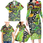 Personalised Raiders NRL Celebrating 50 Years of Naidoc Family Matching Long Sleeve Bodycon Dress and Hawaiian Shirt NAIDOC Week 2025 Aboriginal