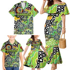 Personalised Raiders NRL Celebrating 50 Years of Naidoc Family Matching Mermaid Dress and Hawaiian Shirt NAIDOC Week 2025 Aboriginal