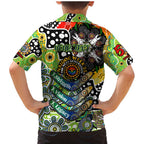 Personalised Raiders NRL Celebrating 50 Years of Naidoc Family Matching Mermaid Dress and Hawaiian Shirt NAIDOC Week 2025 Aboriginal
