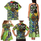 Personalised Raiders NRL Celebrating 50 Years of Naidoc Family Matching Tank Maxi Dress and Hawaiian Shirt NAIDOC Week 2025 Aboriginal