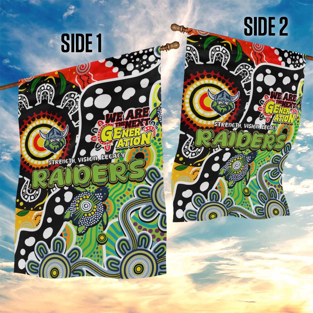 Raiders NRL Celebrating 50 Years of Naidoc Garden Flag NAIDOC Week 2025 Aboriginal