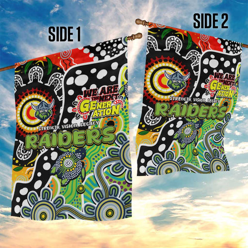 Raiders NRL Celebrating 50 Years of Naidoc Garden Flag NAIDOC Week 2025 Aboriginal