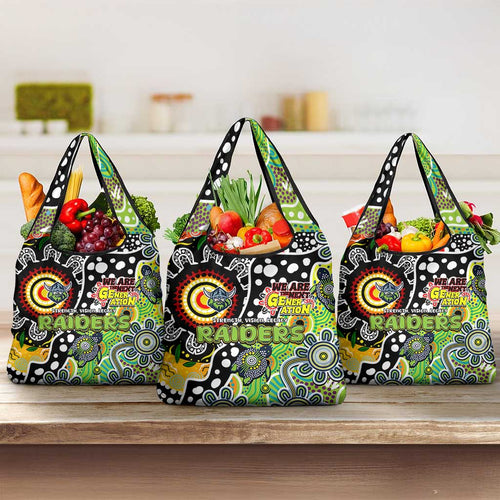 Raiders NRL Celebrating 50 Years of Naidoc Grocery Bag NAIDOC Week 2025 Aboriginal
