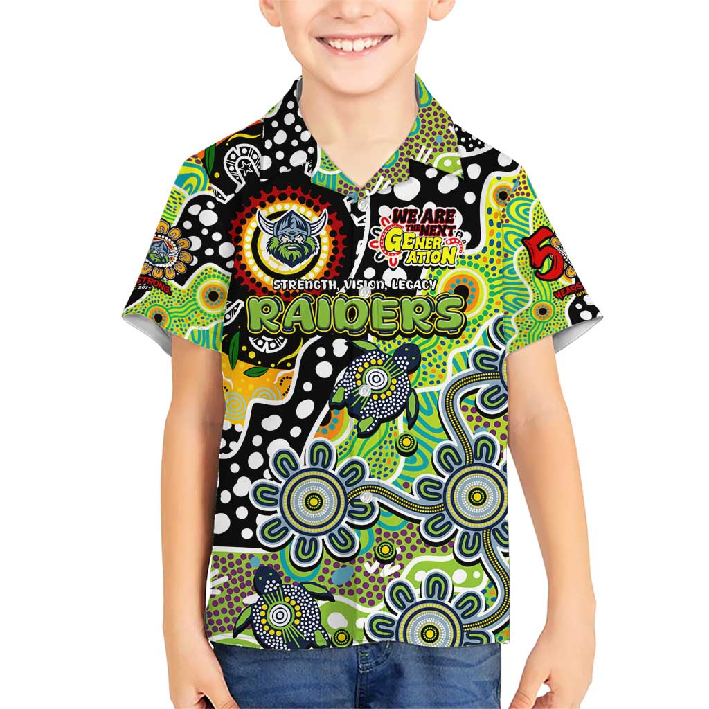 Personalised Raiders NRL Celebrating 50 Years of Naidoc Hawaiian Shirt NAIDOC Week 2025 Aboriginal