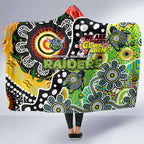 Raiders NRL Celebrating 50 Years of Naidoc Hooded Blanket NAIDOC Week 2025 Aboriginal