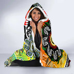 Raiders NRL Celebrating 50 Years of Naidoc Hooded Blanket NAIDOC Week 2025 Aboriginal