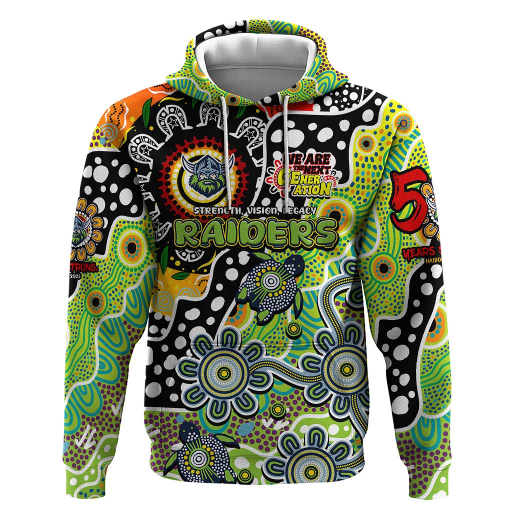 Personalised Raiders NRL Celebrating 50 Years of Naidoc Hoodie NAIDOC Week 2025 Aboriginal