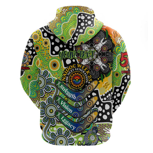 Personalised Raiders NRL Celebrating 50 Years of Naidoc Hoodie NAIDOC Week 2025 Aboriginal