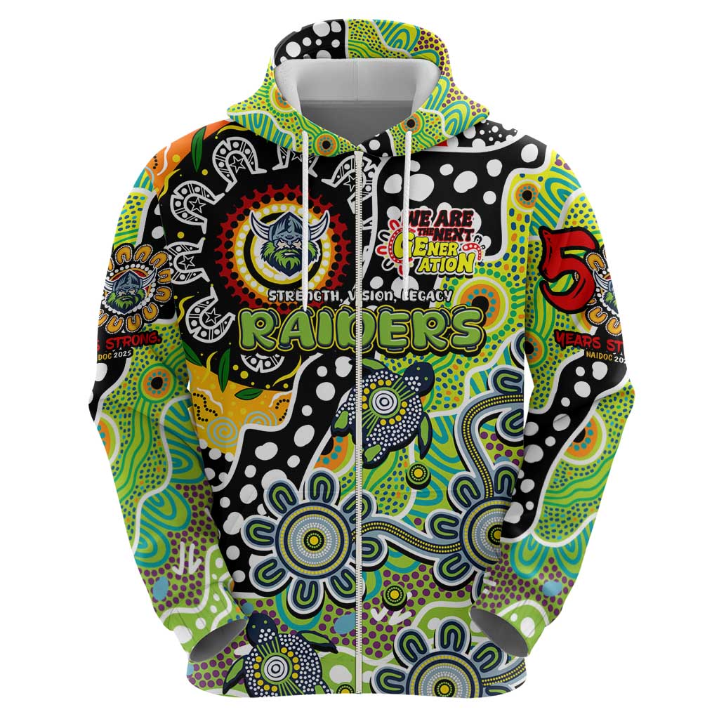 Personalised Raiders NRL Celebrating 50 Years of Naidoc Hoodie NAIDOC Week 2025 Aboriginal
