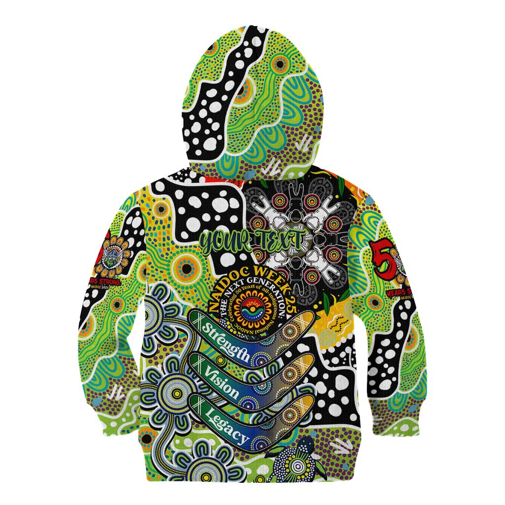 Personalised Raiders NRL Celebrating 50 Years of Naidoc Kid Hoodie NAIDOC Week 2025 Aboriginal