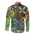 Personalised Raiders NRL Celebrating 50 Years of Naidoc Long Sleeve Button Shirt NAIDOC Week 2025 Aboriginal