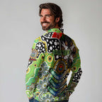 Personalised Raiders NRL Celebrating 50 Years of Naidoc Long Sleeve Polo Shirt NAIDOC Week 2025 Aboriginal