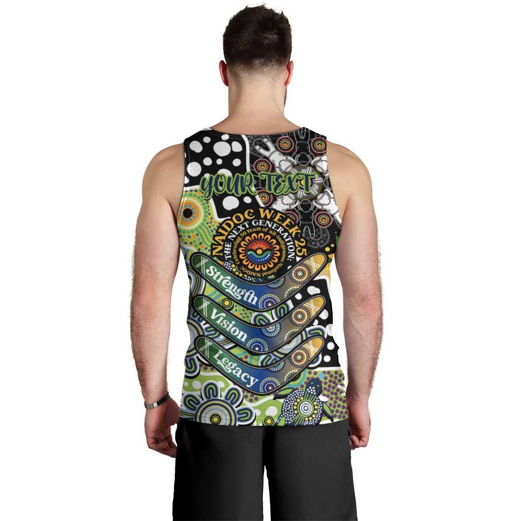 Personalised Raiders NRL Celebrating 50 Years of Naidoc Men Tank Top NAIDOC Week 2025 Aboriginal