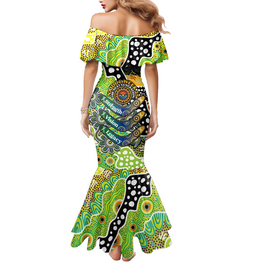 Personalised Raiders NRL Celebrating 50 Years of Naidoc Mermaid Dress NAIDOC Week 2025 Aboriginal