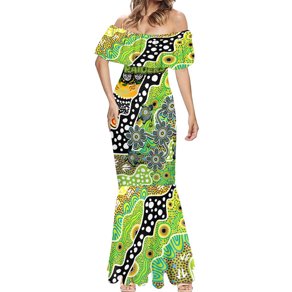 Personalised Raiders NRL Celebrating 50 Years of Naidoc Mermaid Dress NAIDOC Week 2025 Aboriginal