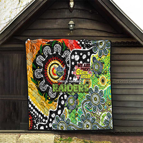 Raiders NRL Celebrating 50 Years of Naidoc Quilt NAIDOC Week 2025 Aboriginal