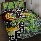 Raiders NRL Celebrating 50 Years of Naidoc Quilt Bed Set NAIDOC Week 2025 Aboriginal