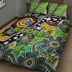 Raiders NRL Celebrating 50 Years of Naidoc Quilt Bed Set NAIDOC Week 2025 Aboriginal