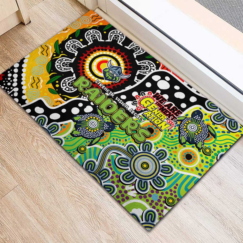 Raiders NRL Celebrating 50 Years of Naidoc Rubber Doormat NAIDOC Week 2025 Aboriginal